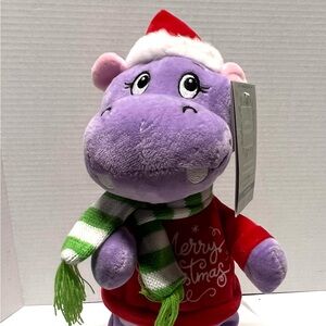 Gemmy Animated Singing  Hippo Plush “I Want a Hippopotamus for Christmas Holiday